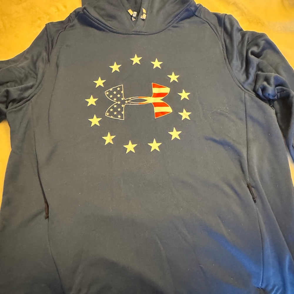 Under Armour Blue Fitted Hoodie